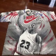 Nike 1991 USA製 Jordan ジョーダン 総柄 Tシャツ XL