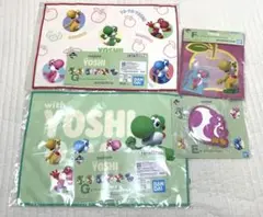 一番くじスーパーマリオwithヨッシー　4点セット