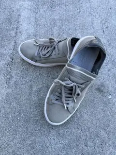 ラコステ　LACOSTE　ベージュ メッシュスニーカー