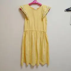 組曲 イエロー ノースリーブワンピース