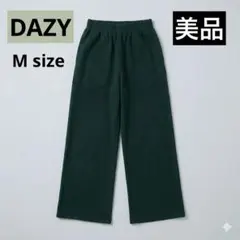 DAZY デイジー スウェットワイドパンツ ダークグリーン 緑 SHEIN M