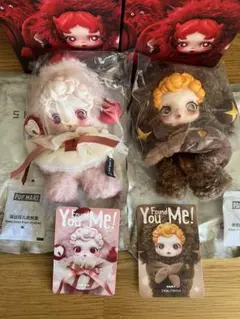 POP MART スカルパンダFound You Me! ぬいぐるみ2体セット