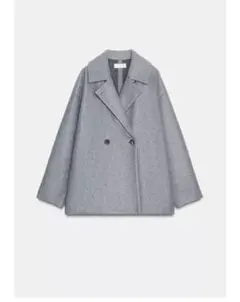 ZARA ソフトダブルブレストコート サイズM　 新品未使用タグ付き