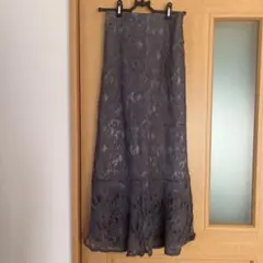 GRL グレー　レースマーメイドスカート