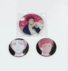 赤司征十郎 缶バッジ 2個セット アクリルプレート1個 黒バス 黒子のバスケ