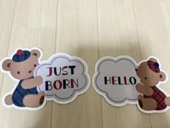 【ファミリア】ニューボーンフォトカードセット