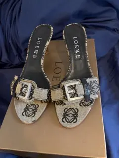 LOEWE アナグラム柄 キャンバス ミュール サンダルのサムネイル