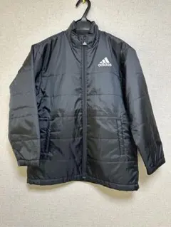 adidas キッズ ブラック ジャケット