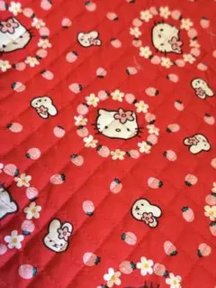 ハローキティ キルティング生地 サンリオ 平成レトロ 布 キティー