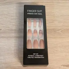 新品 FINGERSUIT フィンガースーツ ネイルチップ フィグメント ラメ