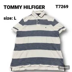 【即購入OK】TOMMY HILFIGER ボーダーポロシャツ サイズL