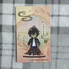 刀剣乱舞 アニメイトカフェ 十周年 箔押し クリアカード コースター 大