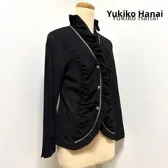 Yukiko Hanai ユキコハナイ レース ノーカラージャケット 黒 L - メルカリ