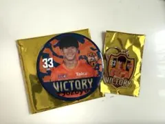 清水エスパルス　土居佑至選手　勝利時限定デカ缶バッチ、キーホルダー
