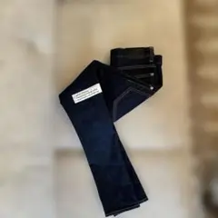 JieDa スリムフィット ダークブルーデニム サルエルパンツ
