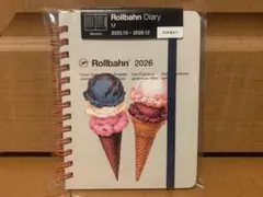 ロルバーンダイアリ2026 アメリカンスイーツ　アイスクリーム M