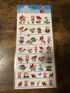 ズートピア2　4サイズステッカー　ステッカーシール　A