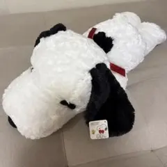 スヌーピー BIG 寝そべり ぬいぐるみ 赤リボン BIG