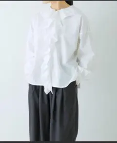 かぐれ｜コットンフリルワイドシャツ 26SS - メルカリ