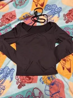 Dazy ブラック オフショルダー長袖トップス M