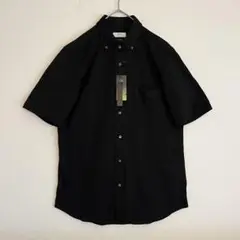 【新品未使用★COOL MAX】ユニバーサルランゲージポロシャツ★ブラック黒★L