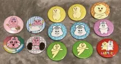 んぽちゃむ　きみまろ　グリッター缶バッジ　おぱんちゅうさぎ　缶バッジ　まとめ