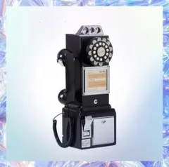 希少！！1950年代レトロ アメリカン公衆電話型 コード付き電話機 ヴィンテージ