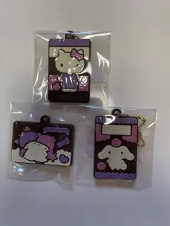 サンリオ キャラパキ キーホルダー ハローキティ シナモンロール キキララ