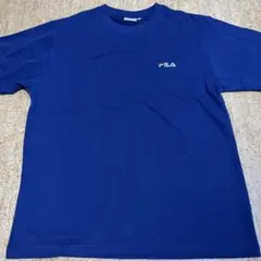 FILA ネイビー 半袖Tシャツ コットン100%