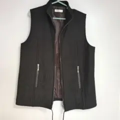 ベスト　ダークブラウン