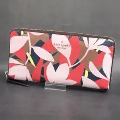 【⭐️ほぼ未使用❣️可愛い⭐️】ケイトスペード フラワー 長財布　ジッピーウォレット