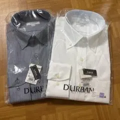 【D'URBAN・新品】長袖ワイシャツ 2枚 形態安定 綿100%のサムネイル