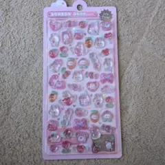 正規品　ボンボンドロップシール　ももいろボンボン