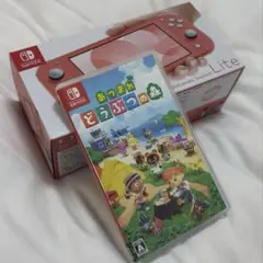 Nintendo Switch Lite ピンク + あつまれ どうぶつの森