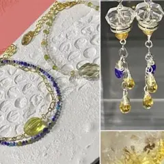 【リクエスト品】HappySetW☆天然石チャーム