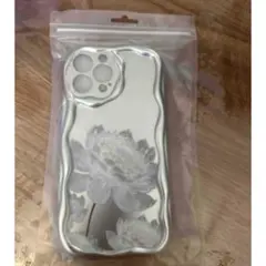 花柄 iPhoneケース 波形エッジ