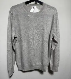 ユニクロ UNIQLO カシミヤクルーネックセーター 478543 L ホワイト