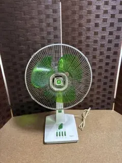 TOSHIBA レトロ 扇風機 グリーン 本体（ジャンク品） - メルカリ