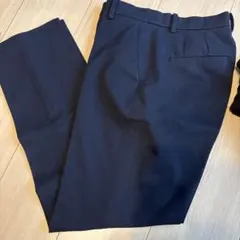 UNIQLO スマートアンクルパンツネイビーS丈長め