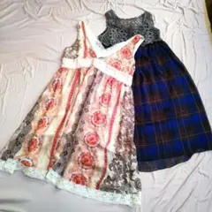 R.Jstory＆nipvan キャミワンピース 2枚セット チュニック