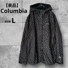 美品 Columbia マウンテンパーカー Omni-Tech 黒 L 防水