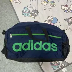 adidas ボストンバッグ ネイビー×グリーン