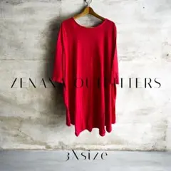 ZENANA OUTFITTERS レッド チュニック 3X