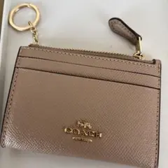 Coach レザーリストレット 73044 ペールグリーン チェーン付き 未使用 