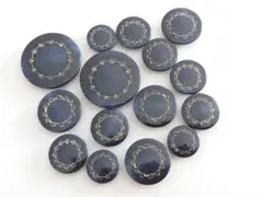 ボタンまとめ売り64(レトロネイビーシルバー)