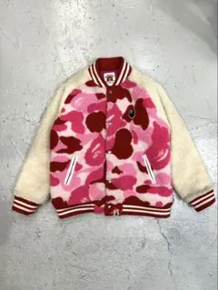 Bape Kids ABC CAMO BOA VARSITY JACKET
