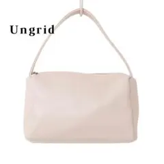 Ungrid アングリッド　フェイクレザー ハンドバッグ　ミニバッグ　美品