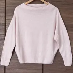 INDIVI ウールカシミヤ混ゆったりニット