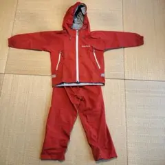 mont-bell　モンベル　子ども用レインコート上下セット　110cm