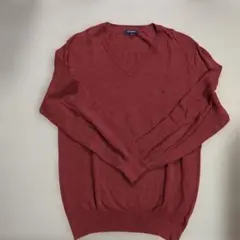 BURBERRYLONDONメンズ Мサイズ　コットンVネックセーター